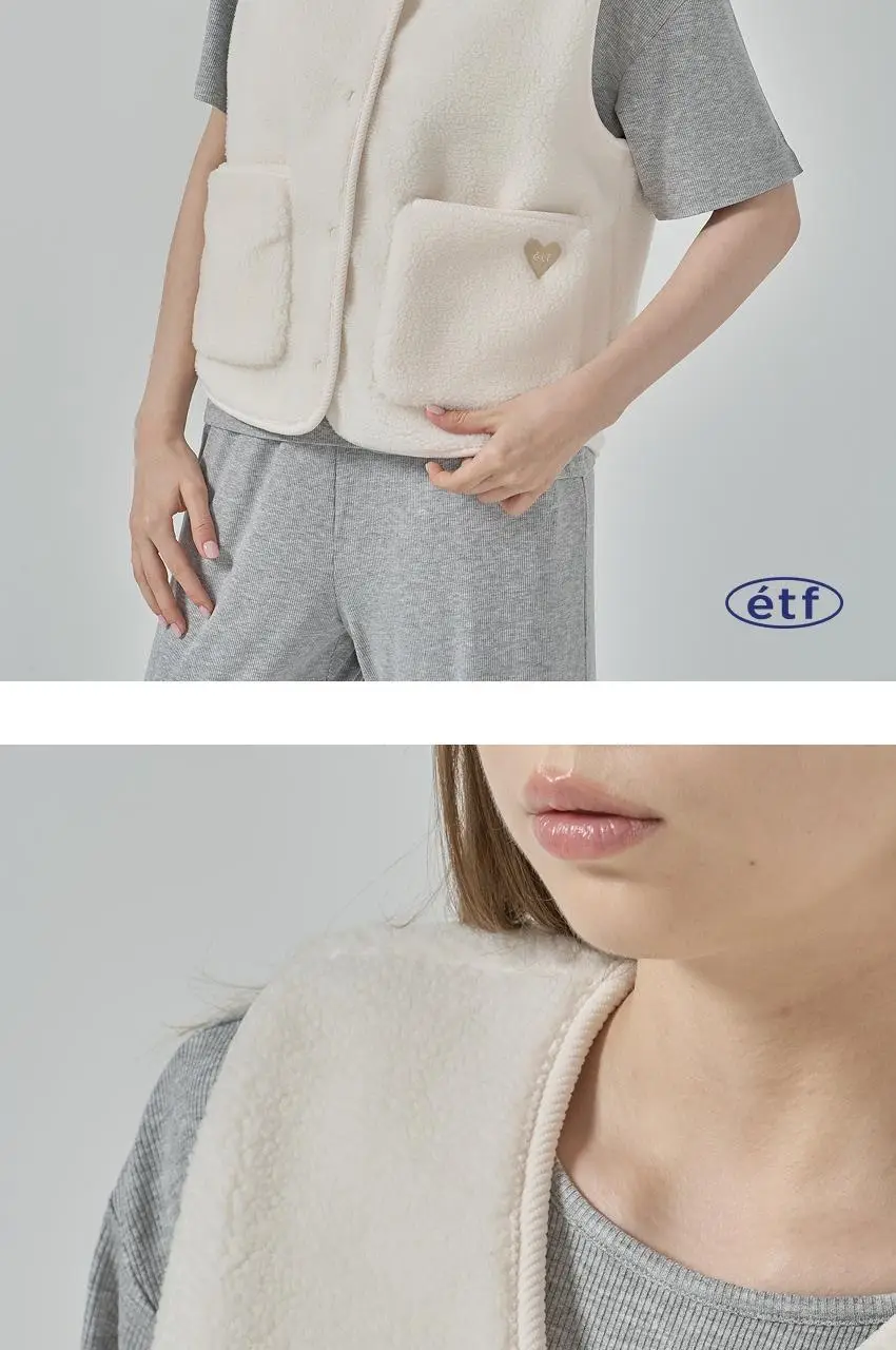 [모던하우스] 자수 패치 덤블 베스트 2 size 2 color 상세페이지 8